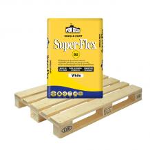 Palace Super Flex Flexible Rapid Set S2 Tile Adhesive White 20kg Full Pallet (48 Bags Tail Lift)